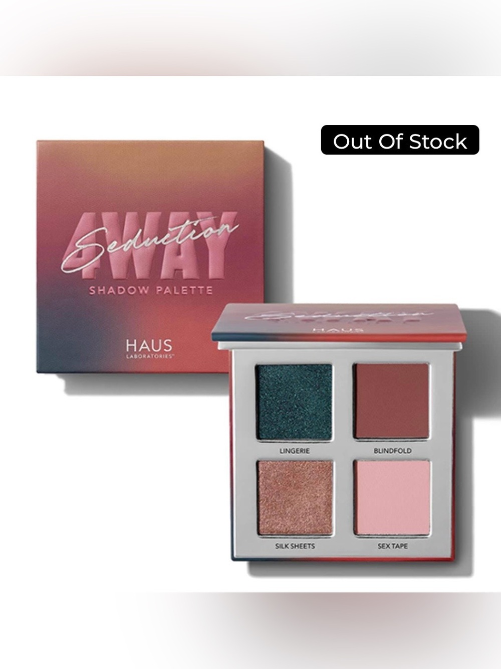 🆕 Haus Laboratories Four Way Shadow Palette 4 Seduction NIB — never used